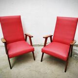 Pair of Scandinavian armchairs