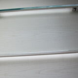 Backlit display case, oak and ceramic, very trendy