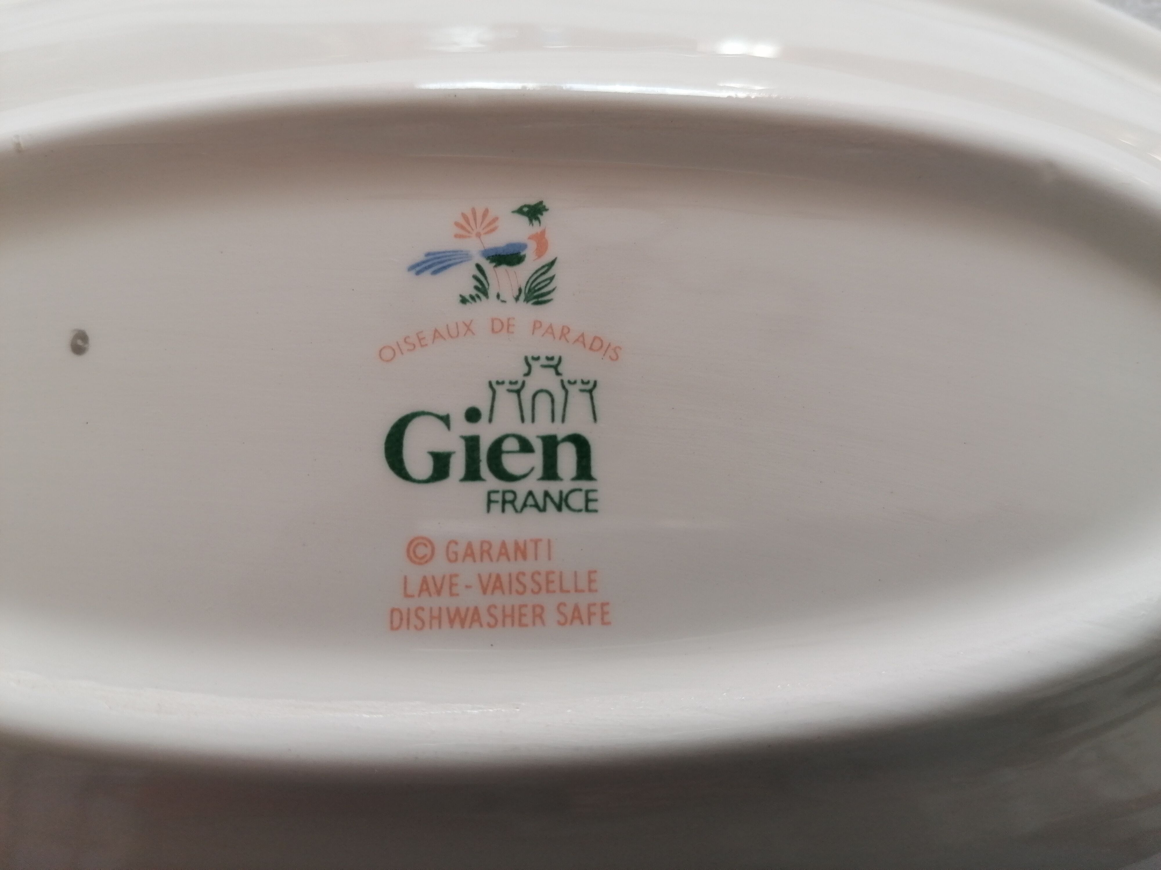 Ravier gien oiseaux du paradis
