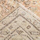 6x9 brown & beige oriental vintage rug 181x291cm