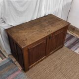 Trunk / trunk in oak 19th