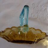 Pocket tray in blown glass basket georges sand