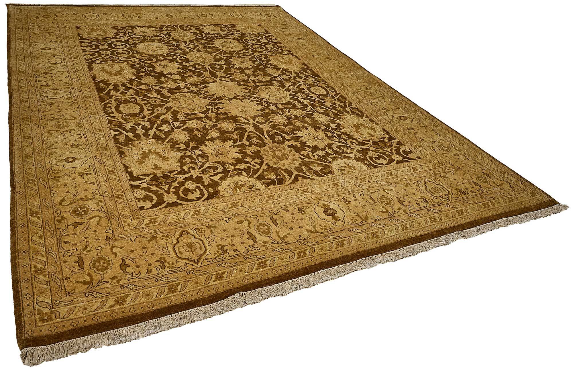 Turkish Handknotted Wool Oushak Rug 274 cm x 370 cm