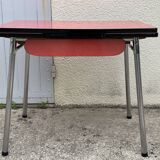 Red Formica table