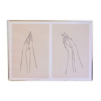 Hand Talk, "Final dance"- tirage papier Beaux Arts