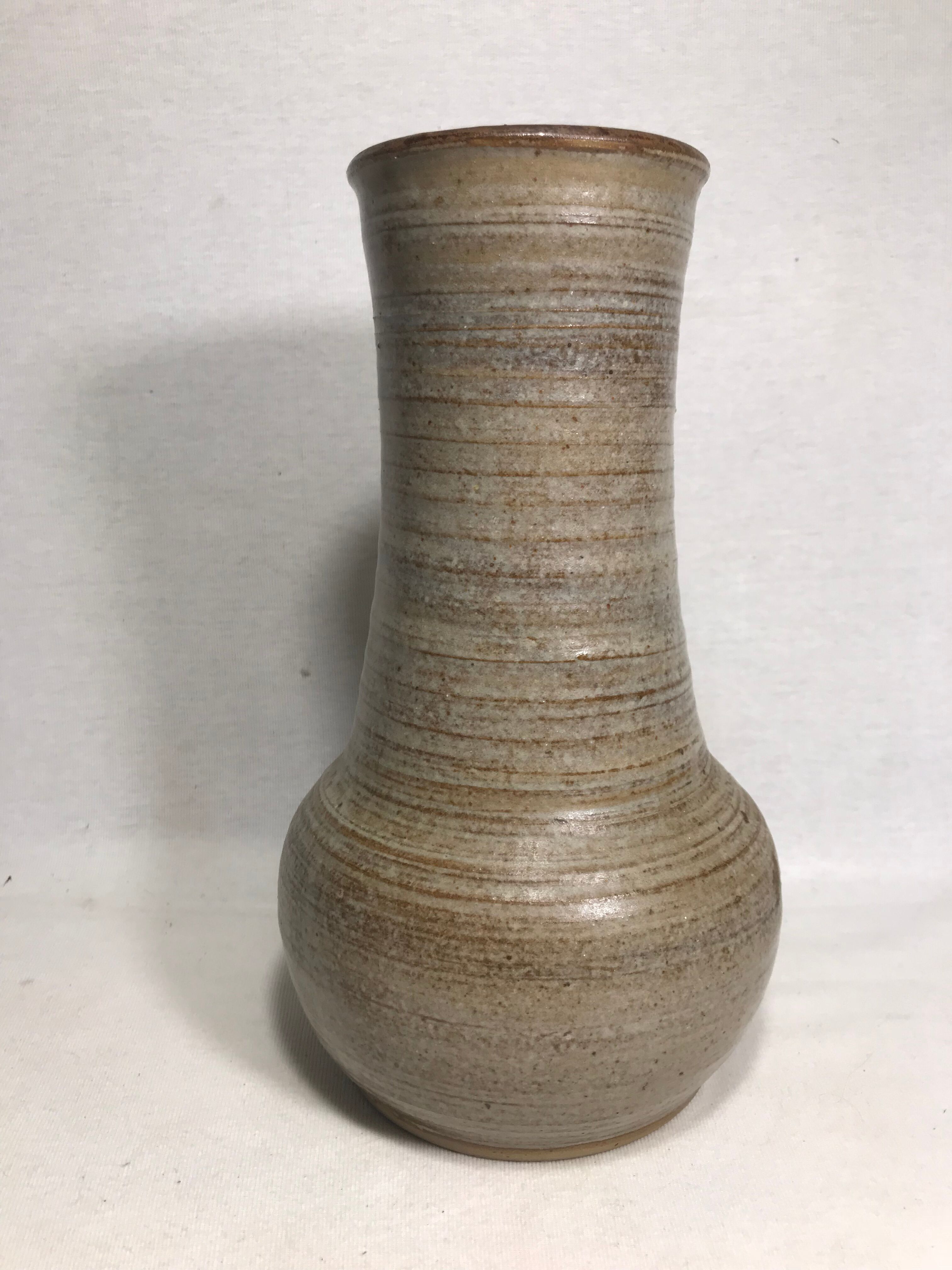 Old sandstone ball vase 1970