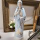 Antique Religious Biscuit Statuette Virgin Mary Sacred Heart