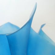 Vintage Large Glass "handkerchief" Planter