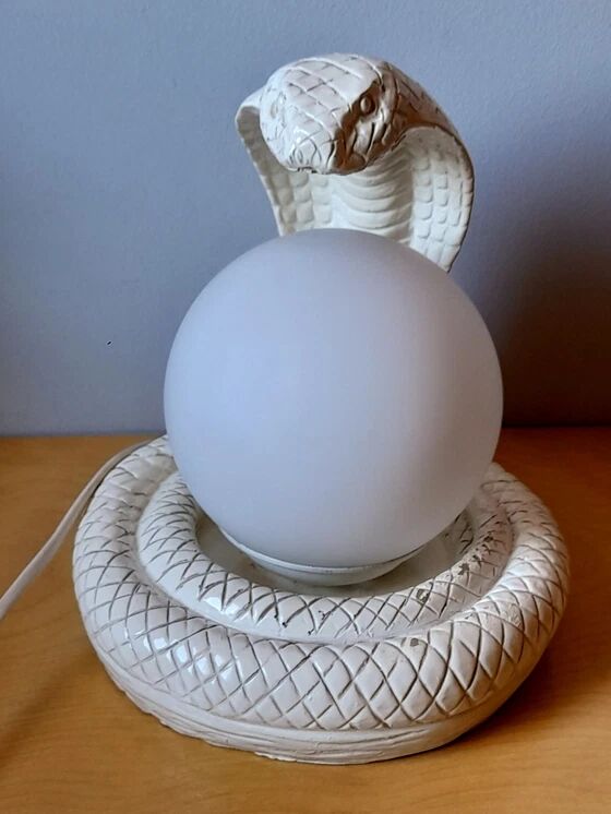 Serpent lamp Avobin 1970