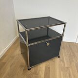 Meuble d’appoint USM Haller en Gris Anthracite