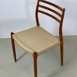 4 chairs model 78 by Nils O. Moller 1960