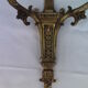 Pair bronze sconces