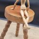 Tripod stool feet balls thick sitting