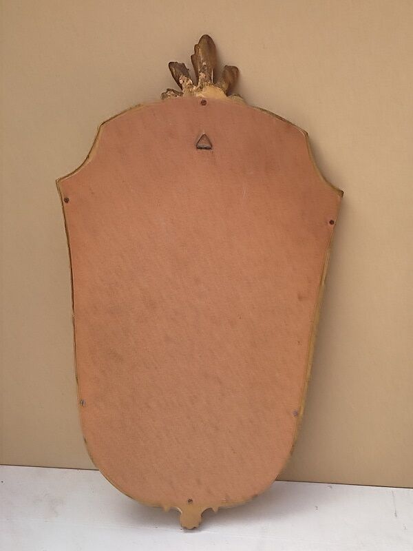 Baroque mirror vintage antique ice 51x29cm