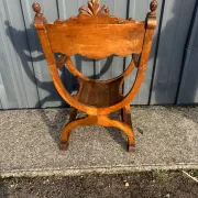 Dagobert armchair, crossed base