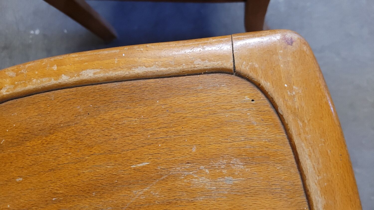 Series of 4 vintage luterma bistro chairs 1950