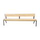 Ancien banc d'école