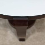 Mahogany pedestal table, Art Deco style – 1959