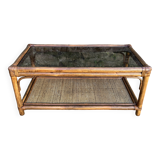 Roche Bobois bamboo coffee table