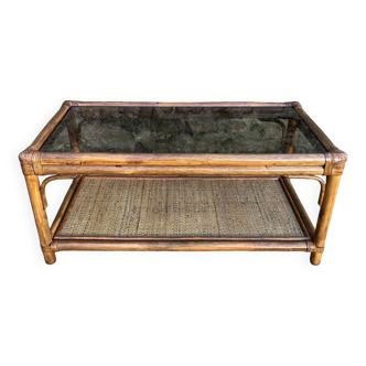 Roche Bobois bamboo coffee table