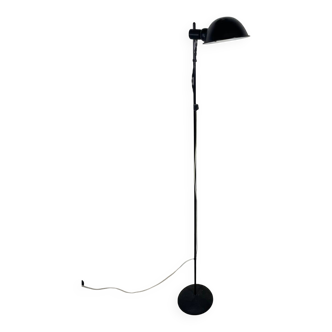 Lampadaire en métal noir, années 70
