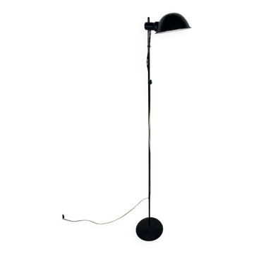 Lampadaire en métal noir, années 70