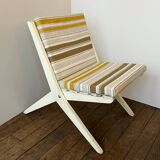 Pair of indoor/outdoor folding armchairs