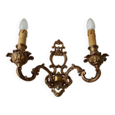 Bronze wall light