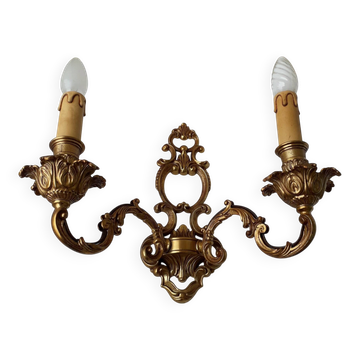 Bronze wall light