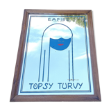 Advertising mirror