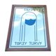 Advertising mirror