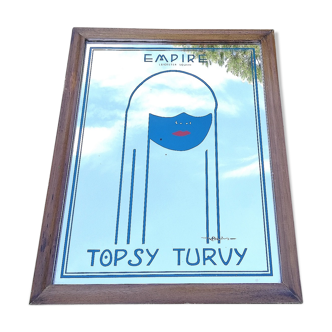 Advertising mirror
