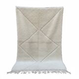 Small white Berber rug