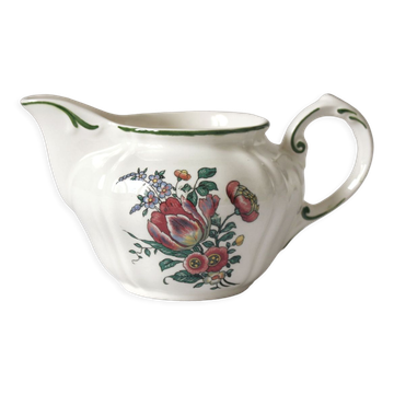 Pot à lait crémier en faïence vintage "Alt Strassburg" ou "Vieux Strasbourg" Villeroy et Boch