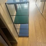 Vintage string metal wall shelf