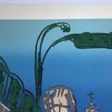 Antonio recalcati, untitled, 1974. original screenprint signed in pencil
