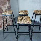 4 brutalist stools from 1950