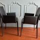 4 leather Twiggy chairs by Gebrüder Thonet