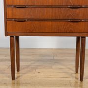 Small teak chest of drawers from the 1960s by Henning Jørgensen for Fredericia.