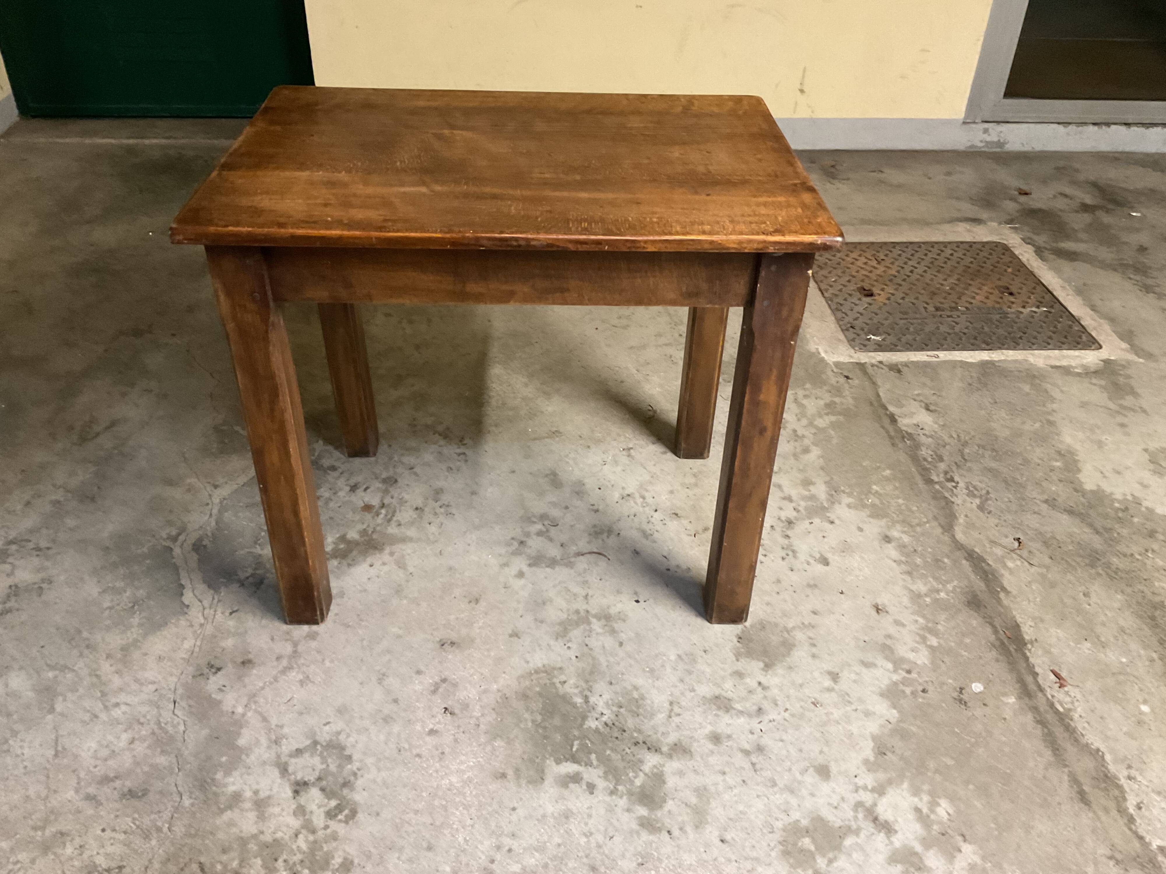 Side table walnut 1940s/1950s