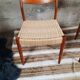 Oak dining chair