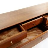 Mid century french walnut sideboard chest of drawers by John Herbert, 1960s