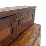 Vintage brutalist spanish wall cabinet cupboard design