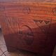 Asian carved mallet, made of camphor wood, from Hong Kong 100 X 52 X 60 cm
