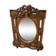 Old small golden mirror