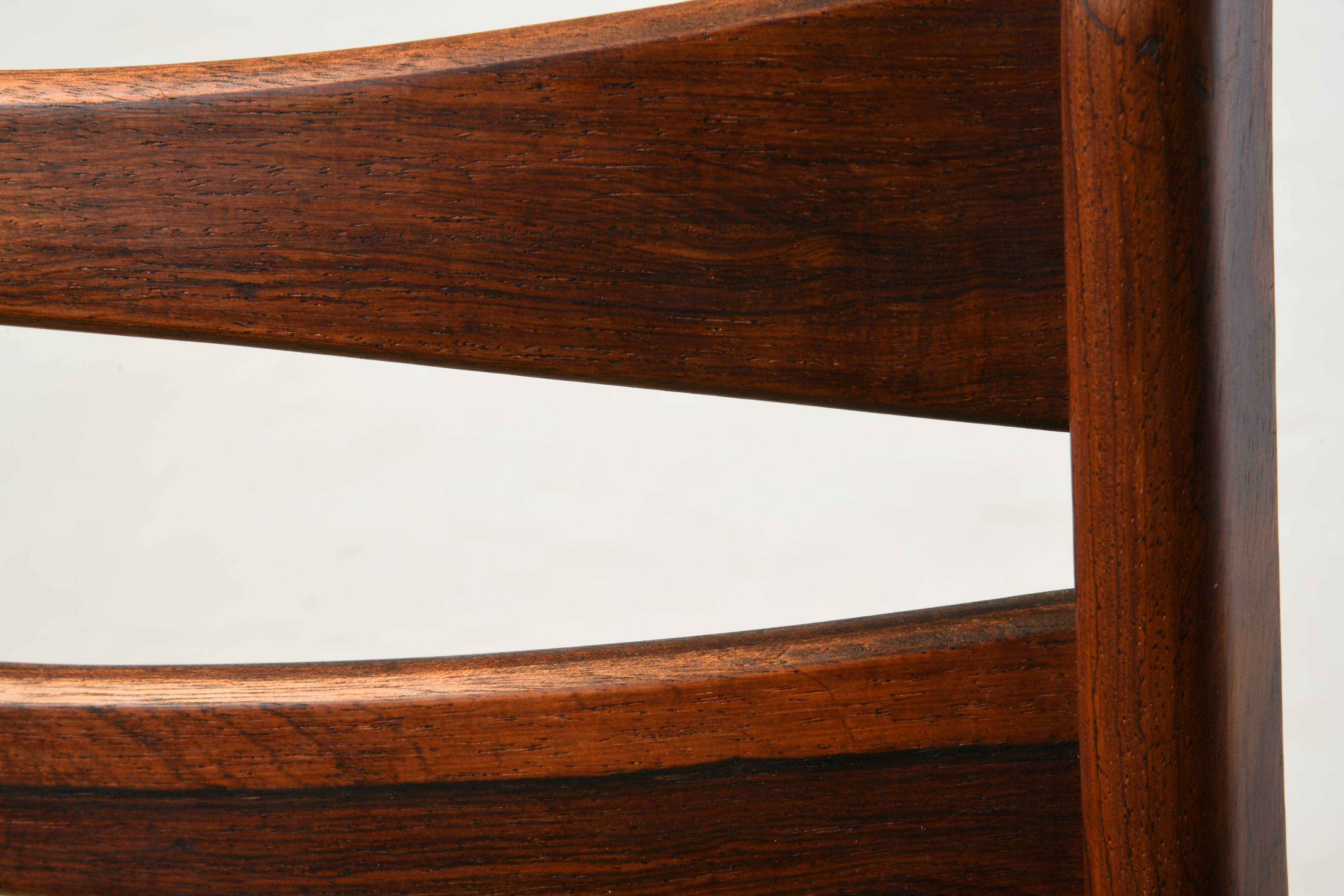 Pair of Scandinavian chairs in Rio rosewood