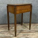 Art Deco period worker in amboine and mahogany magnifying glass