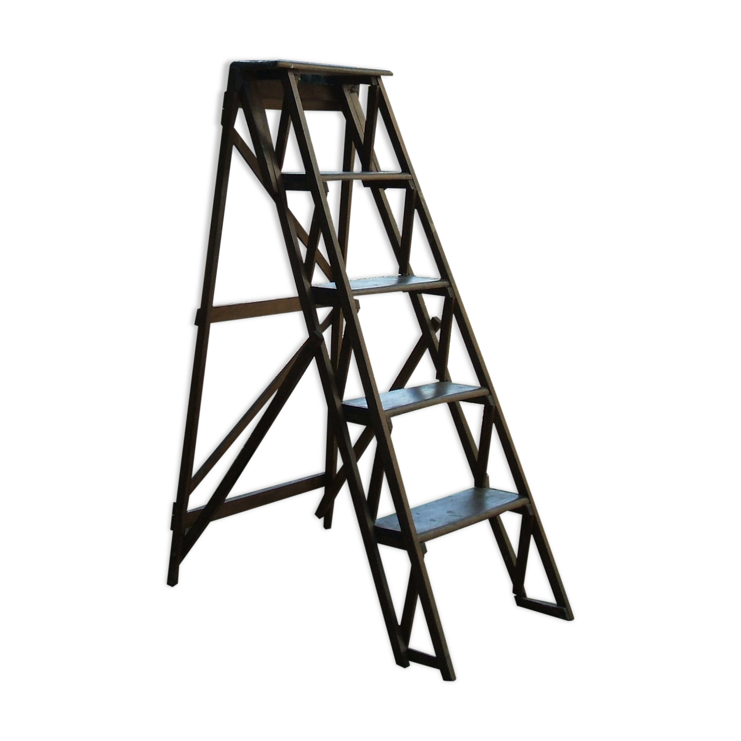 Old library stepladder