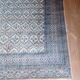 Tapis oriental vintage des années 1980. Travail artisanal, laine de soie
