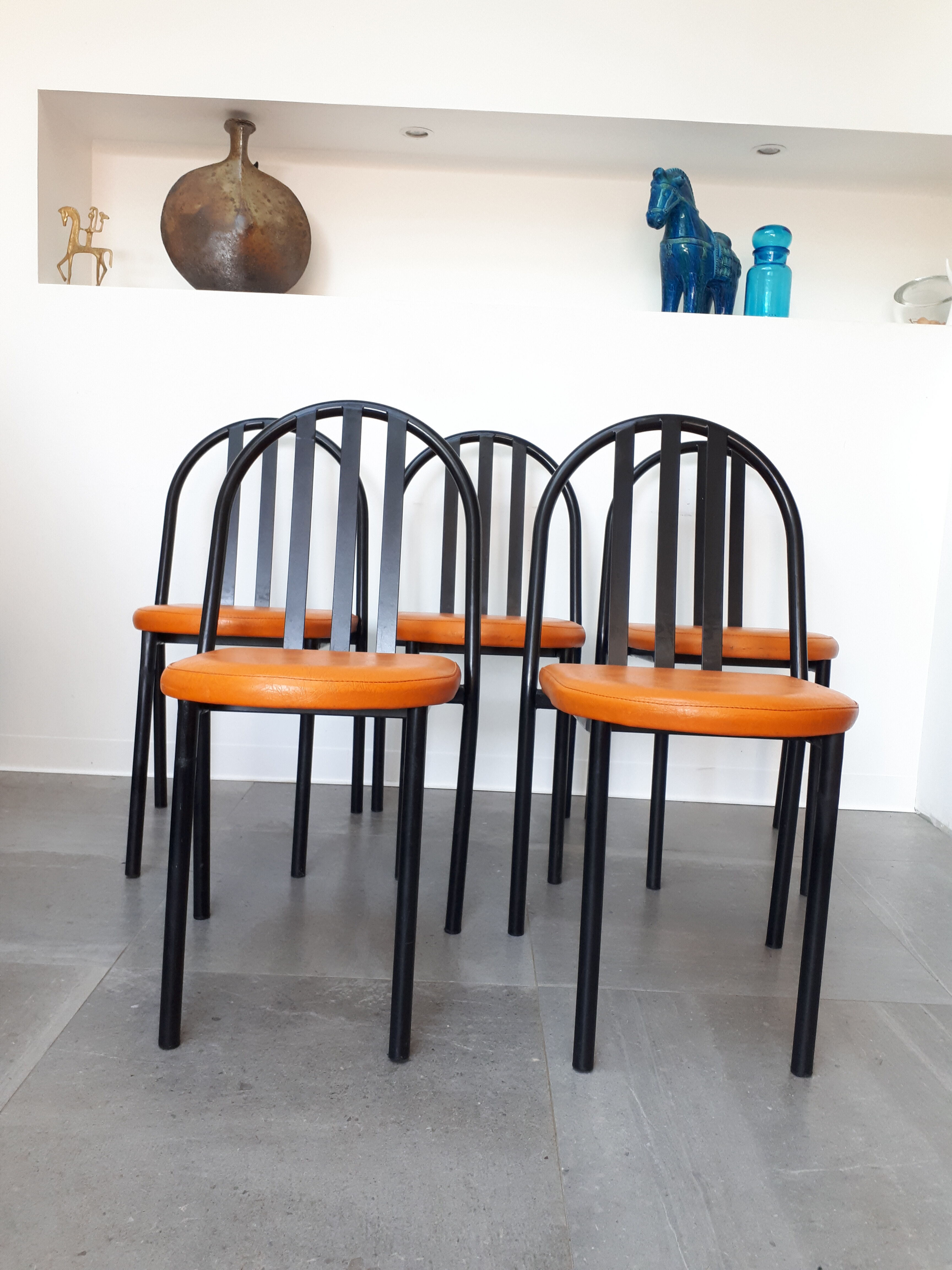 5 Mallet Stevens chairs 70s